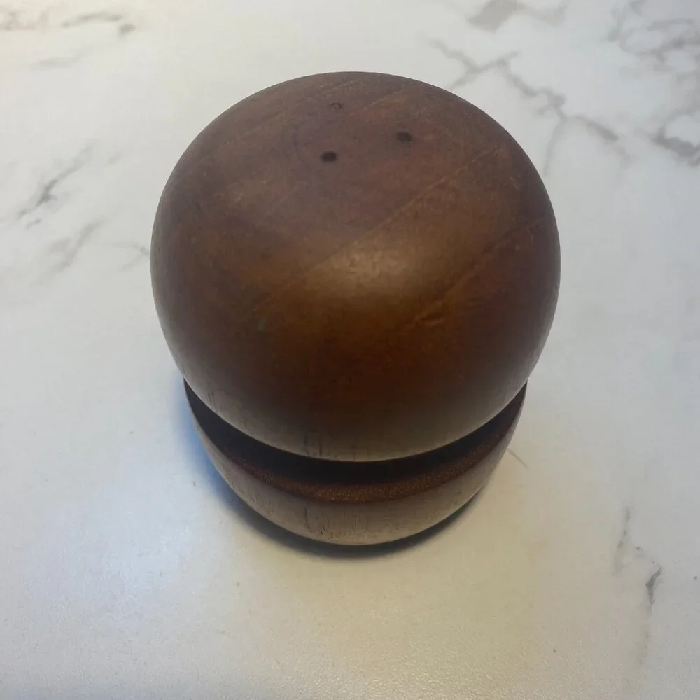 Wooden Salt and Pepper Shakers Set of 2